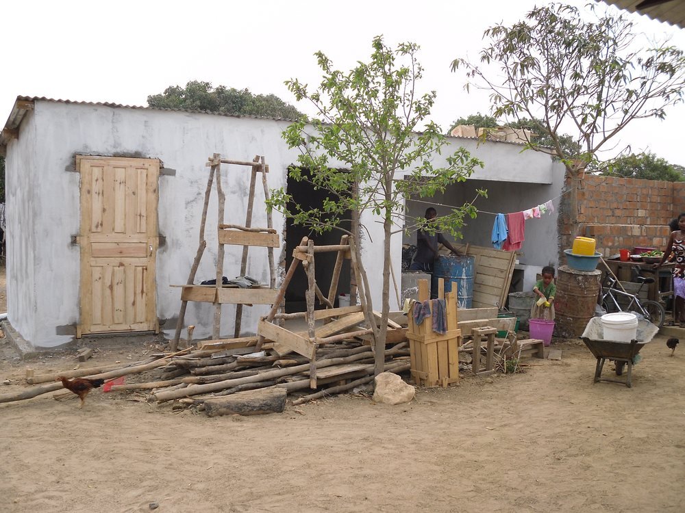 Le bâtiment de Tuléar en construction