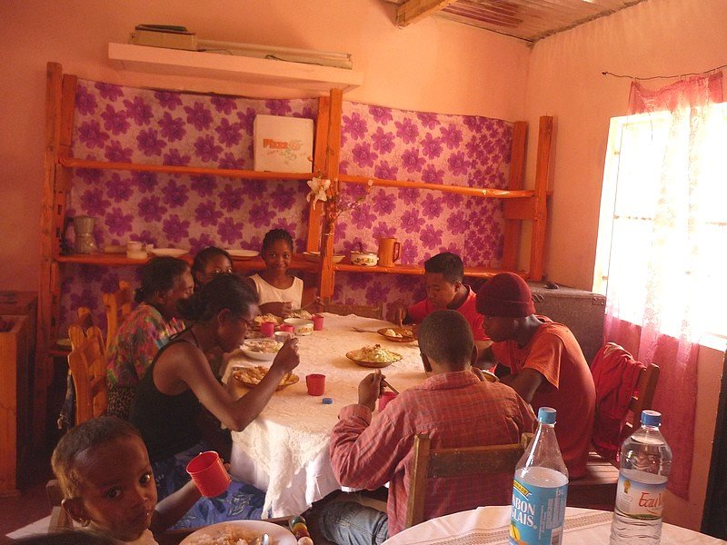 Children at the table